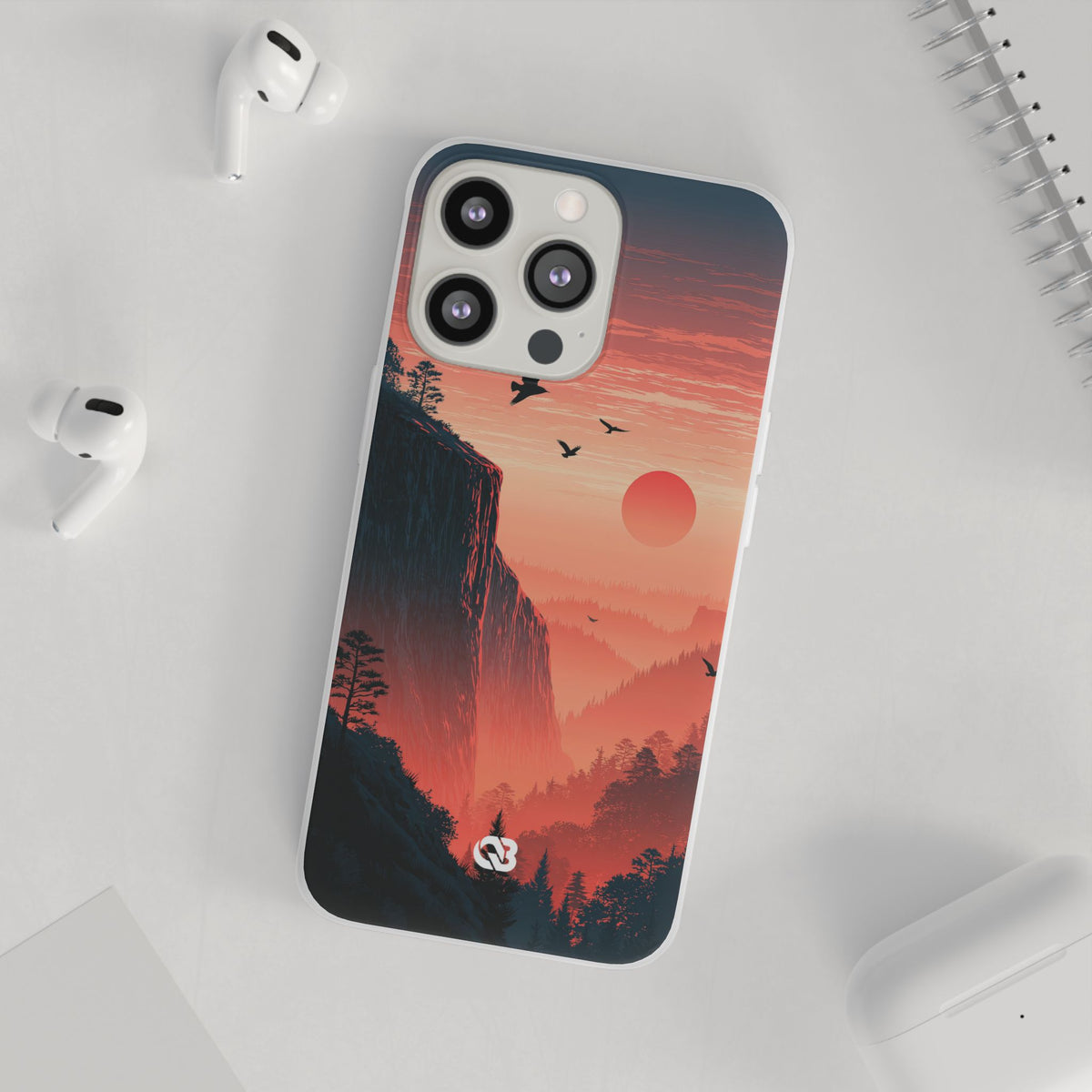 Canyon Dusk · Lite Phone Case for iPhone ·  Orange