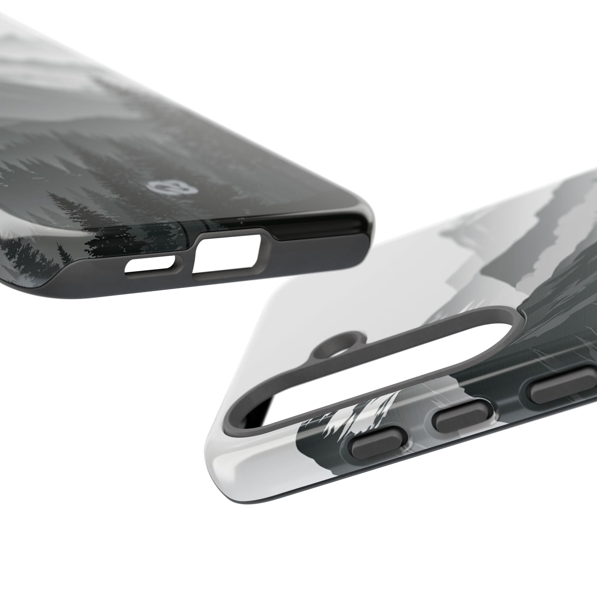 Grey Tough Phone Case for Samsung - Granite Ridge Mist