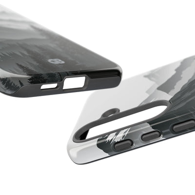 Grey Tough Phone Case for Samsung - Granite Ridge Mist