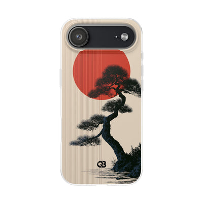 Beige Lite Phone Case for iPhone - Kyoto Crimson Pine