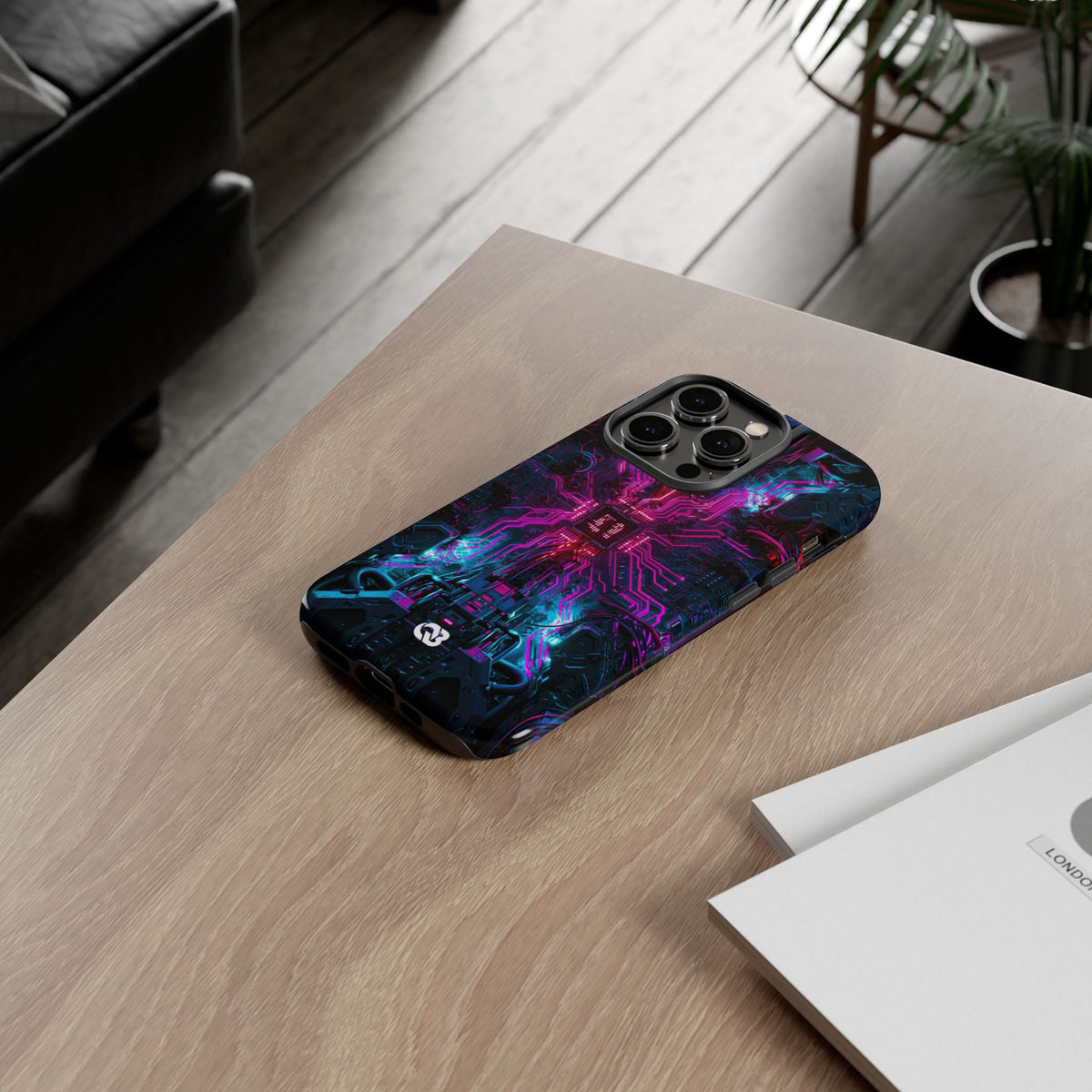 Neural Circuit Core · Tough Phone Case for iPhone · Black