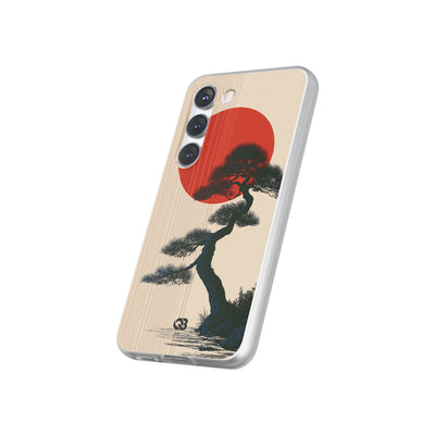Beige Lite Phone Case for Samsung - Kyoto Crimson Pine