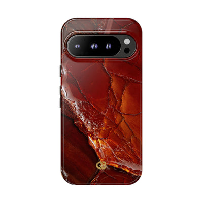Amber Embrace · Tough Phone Case for Pixel ·  Brown