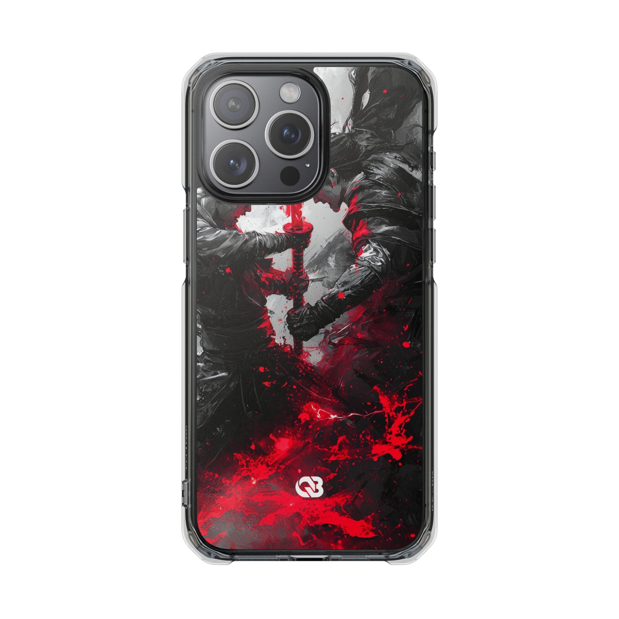 Shattered Crimson Duel · Impact Hoesje voor iPhone · Magsafe