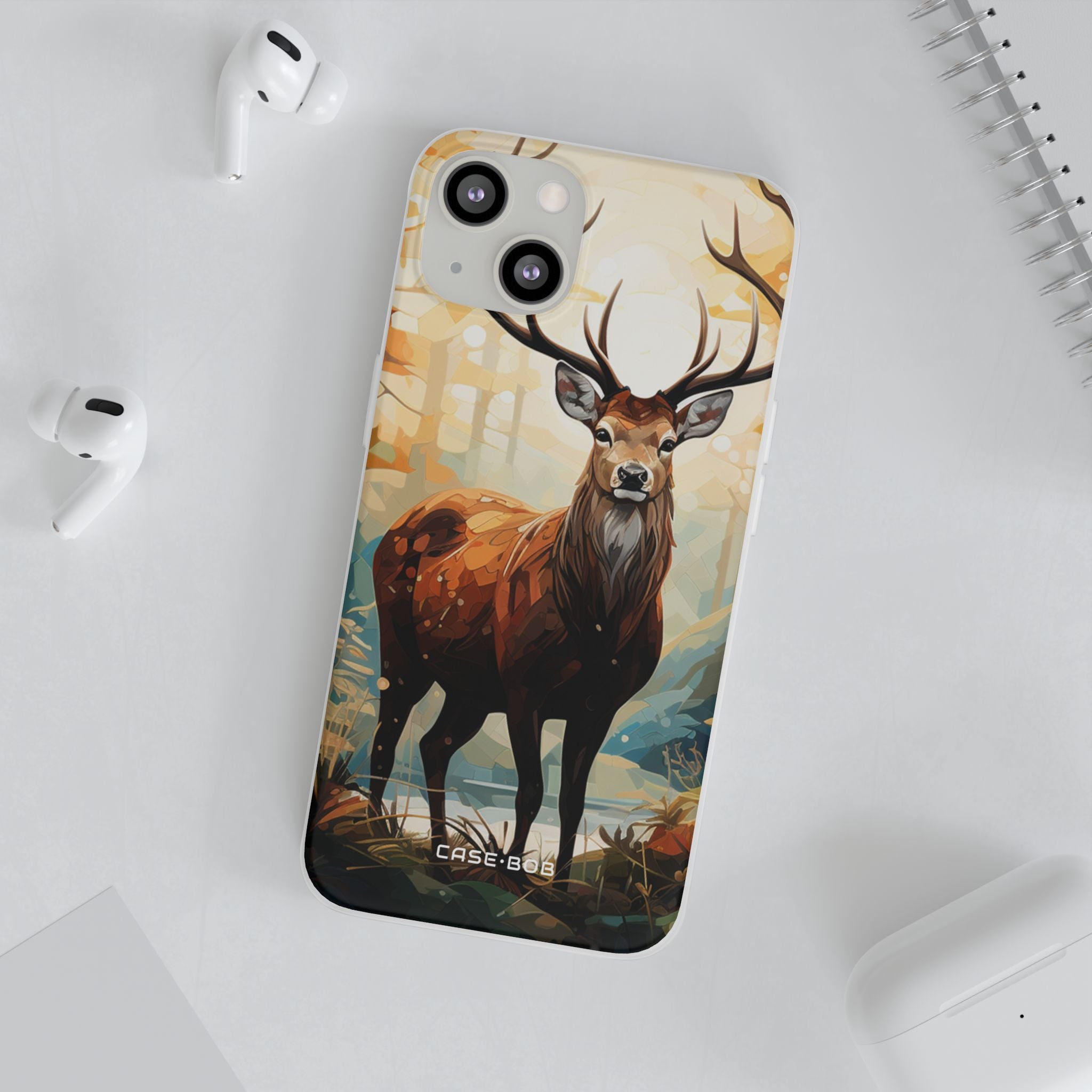 Glowing Stag iPhone 13 - Soft - CASE•BOB