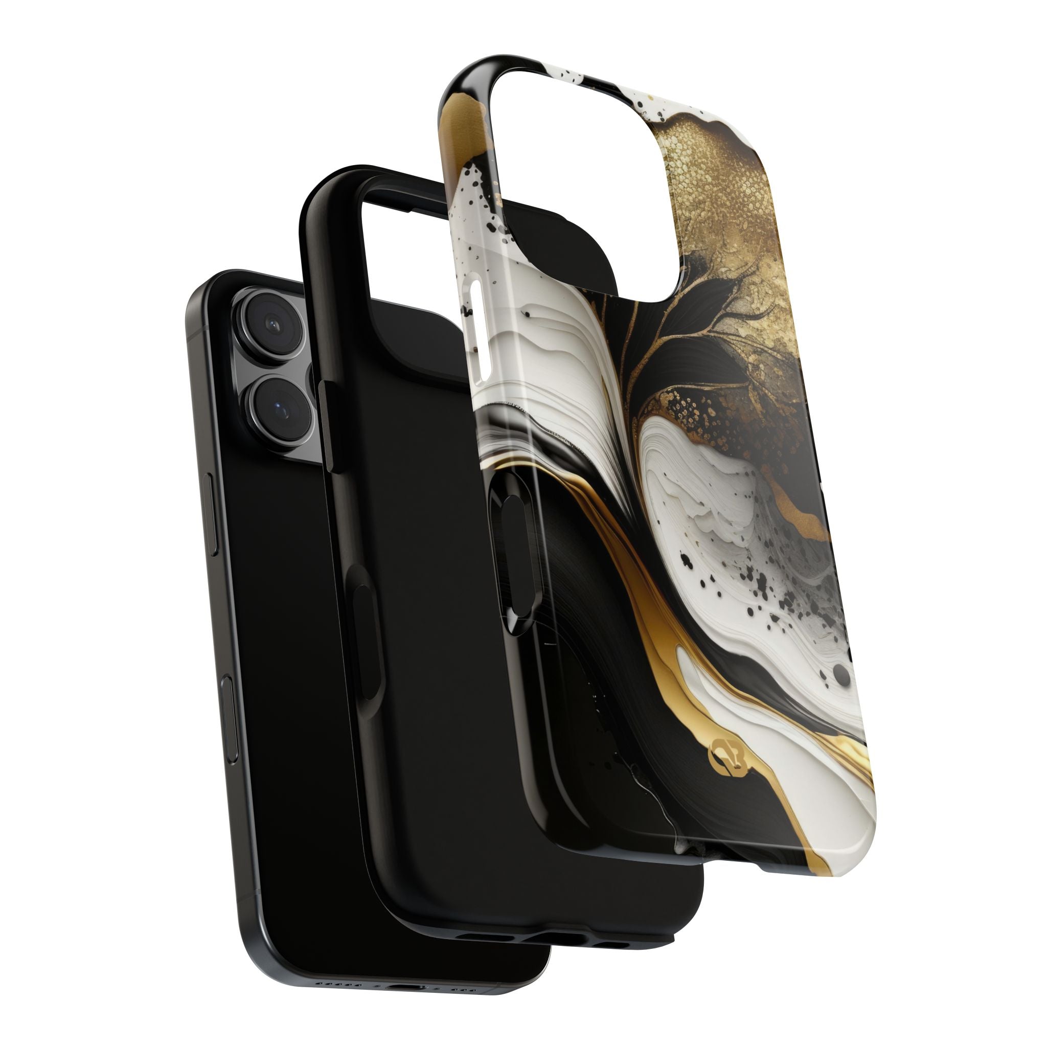 Molten Onyx Gold · Tough Etui na telefon dla iPhone