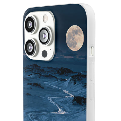 Arctic Moon Drift · Lite Phone Case for iPhone ·  Blue