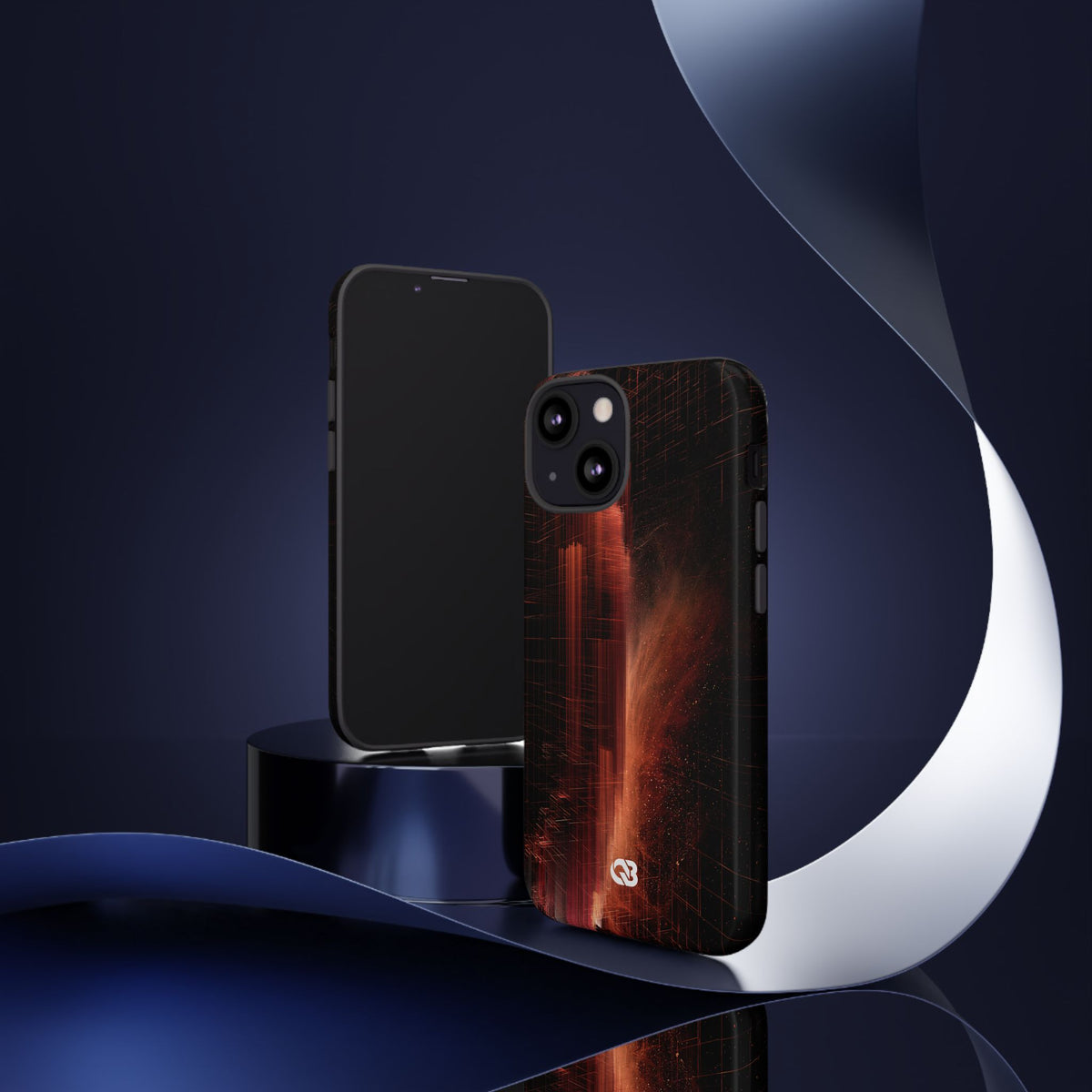 Luminous Monolith · Tough Phone Case for iPhone · Black