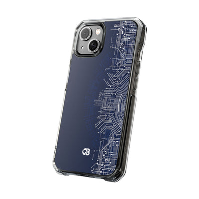 Blue Impact MagSafe Phone Case for iPhone - Cobalt Circuit Logic