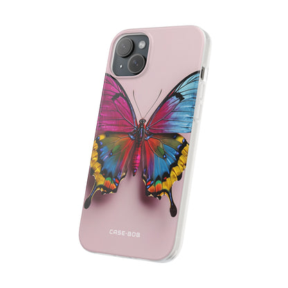 Vivid Butterfly iPhone 15 Plus Case - Soft