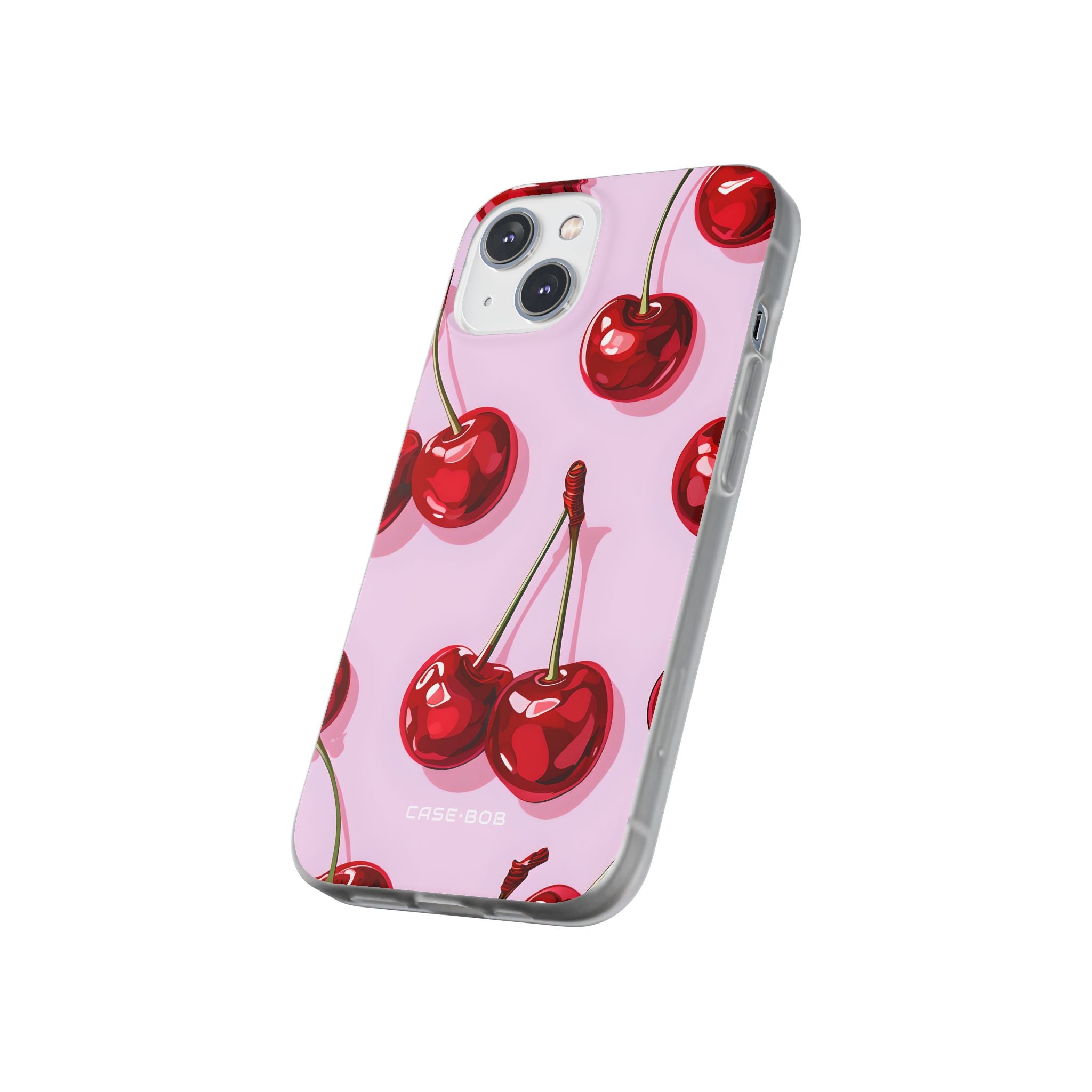 Glossy Cherry Burst iPhone 14 Case - Soft - CASE•BOB