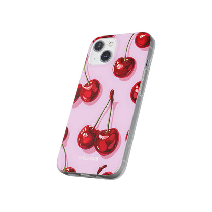 Glossy Cherry Burst iPhone 14 Case - Soft - CASE•BOB