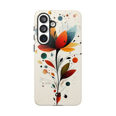 Burnt Petal Abstract · Tough Phone Case for Samsung