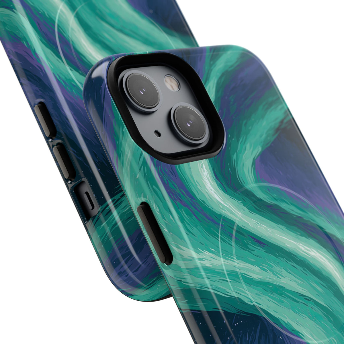 Arctic Aurora Bear · Tough 2.0 Magnetic Phone Case for iPhone · Teal