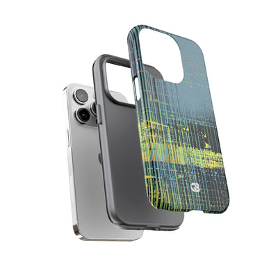Acid Raster Circuit · Tough Phone Case for iPhone · Teal