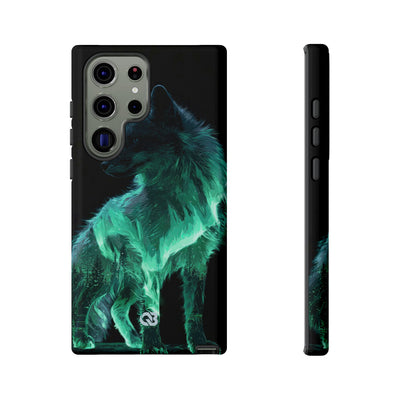 Nordic Aurora Fox · Tough Phone Case for Samsung · Teal