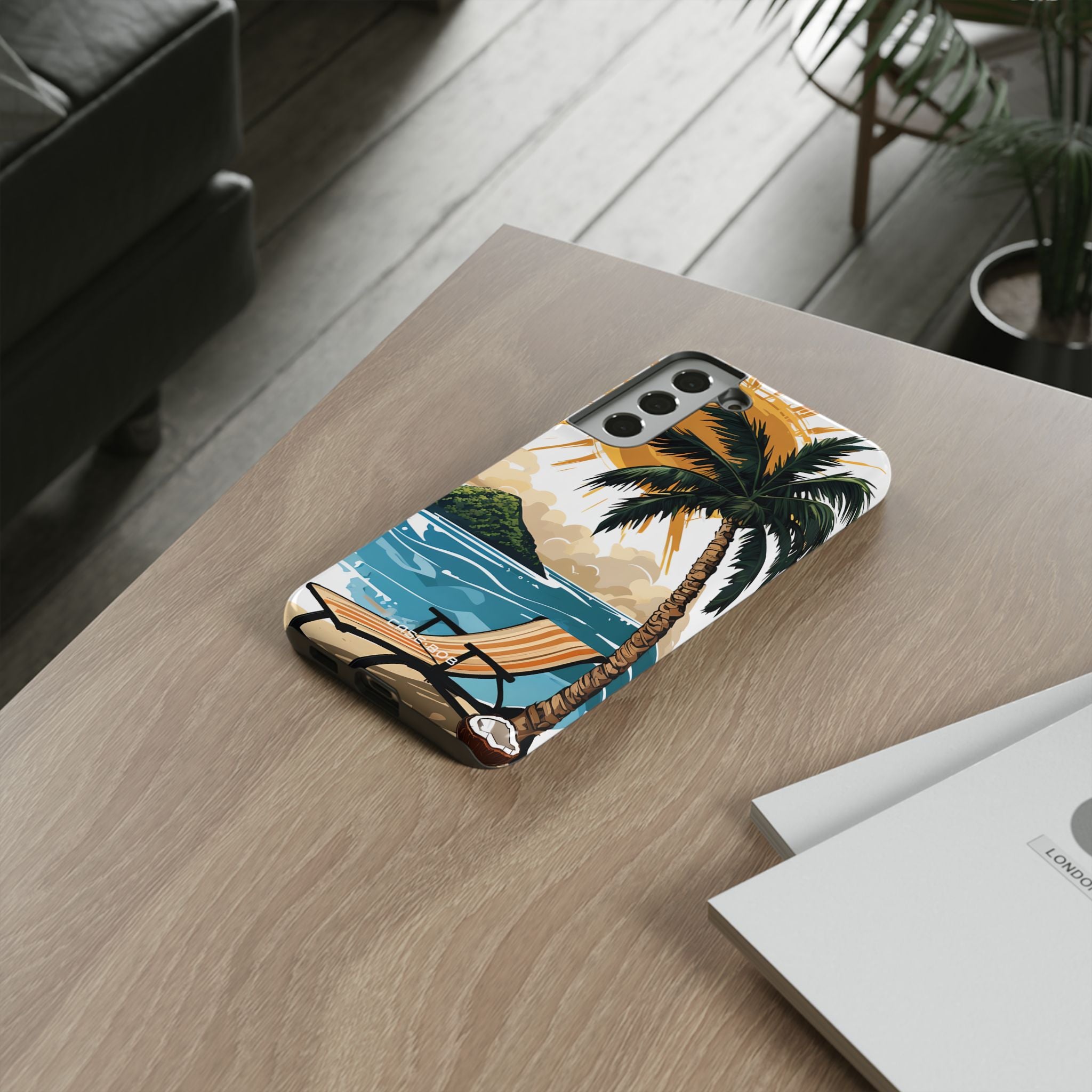 Sunny Palm Breeze Samsung S22 Plus Case - Tough