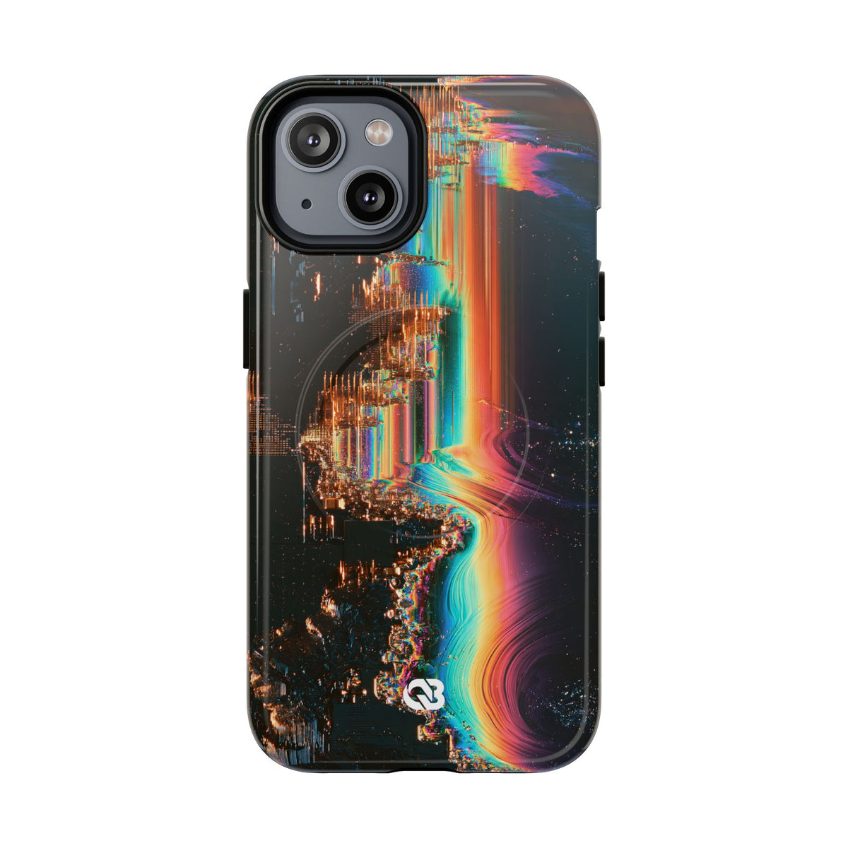 Prismatic Circuit · Tough 2.0 Magnetic Phone Case for iPhone · Black