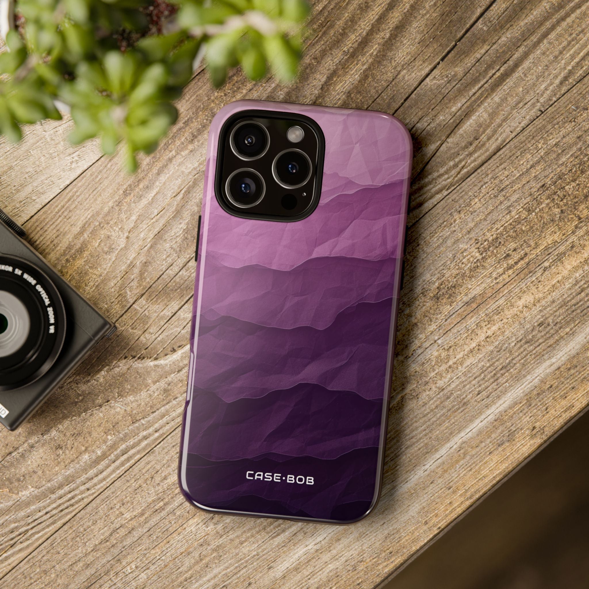 Purple Wave Layers iPhone 16 Pro Max Case - Tough