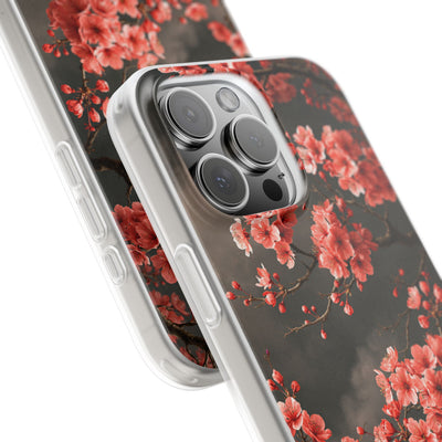 Dark Sakura Nocturne · Lite Phone Case for iPhone ·  Black
