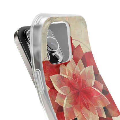 Crimson Bloom iPhone 16 Pro Max Cover - Blød