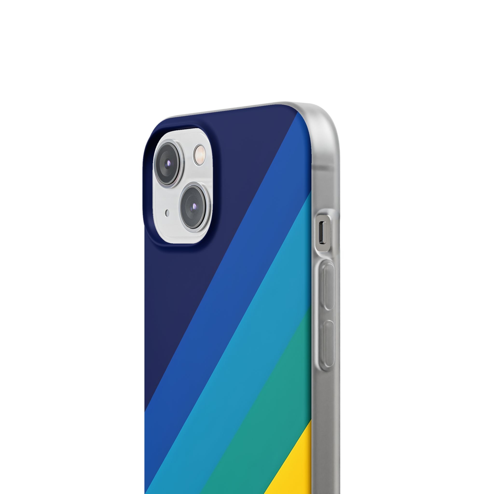 Prismatic Slant · Soft Phone Case for iPhone