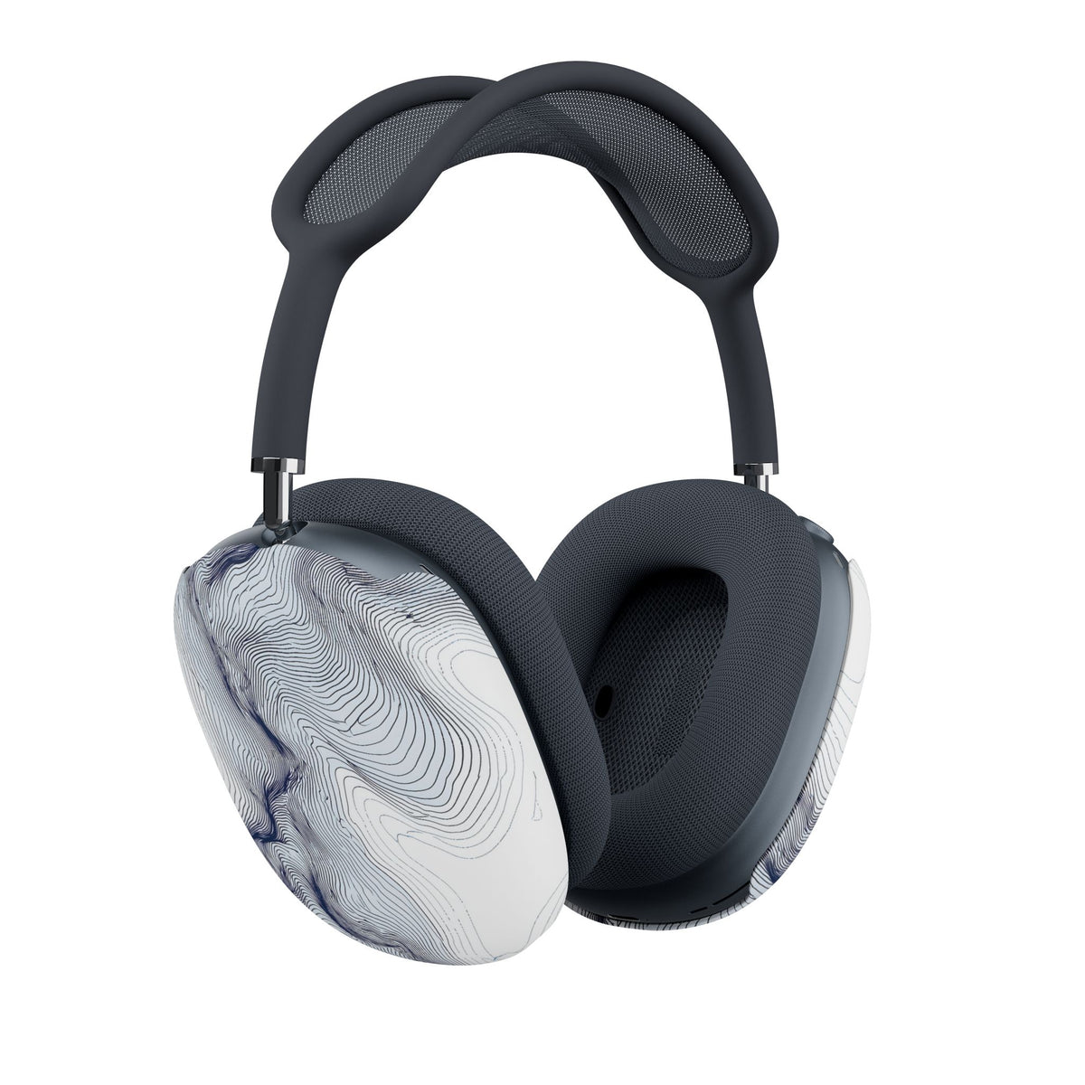 Nordic Ridge Contour · Hard Case for AirPods Max · White