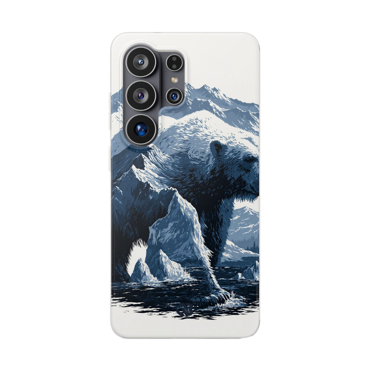 Fjord Summit Bear · Lite Phone Case for Samsung · Blue