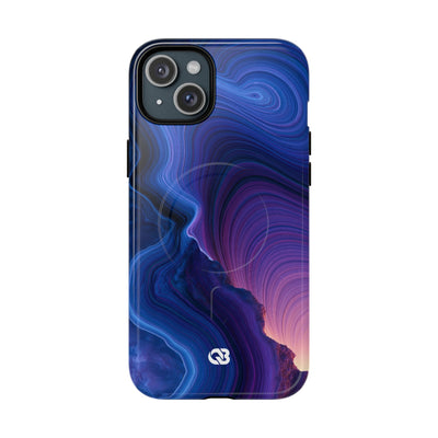 Radiant Strata · Tough 2.0 Magnetic Phone Case for iPhone · Blue
