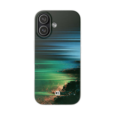 Digital Shoreline Drift · Lite Phone Case for iPhone ·  Teal