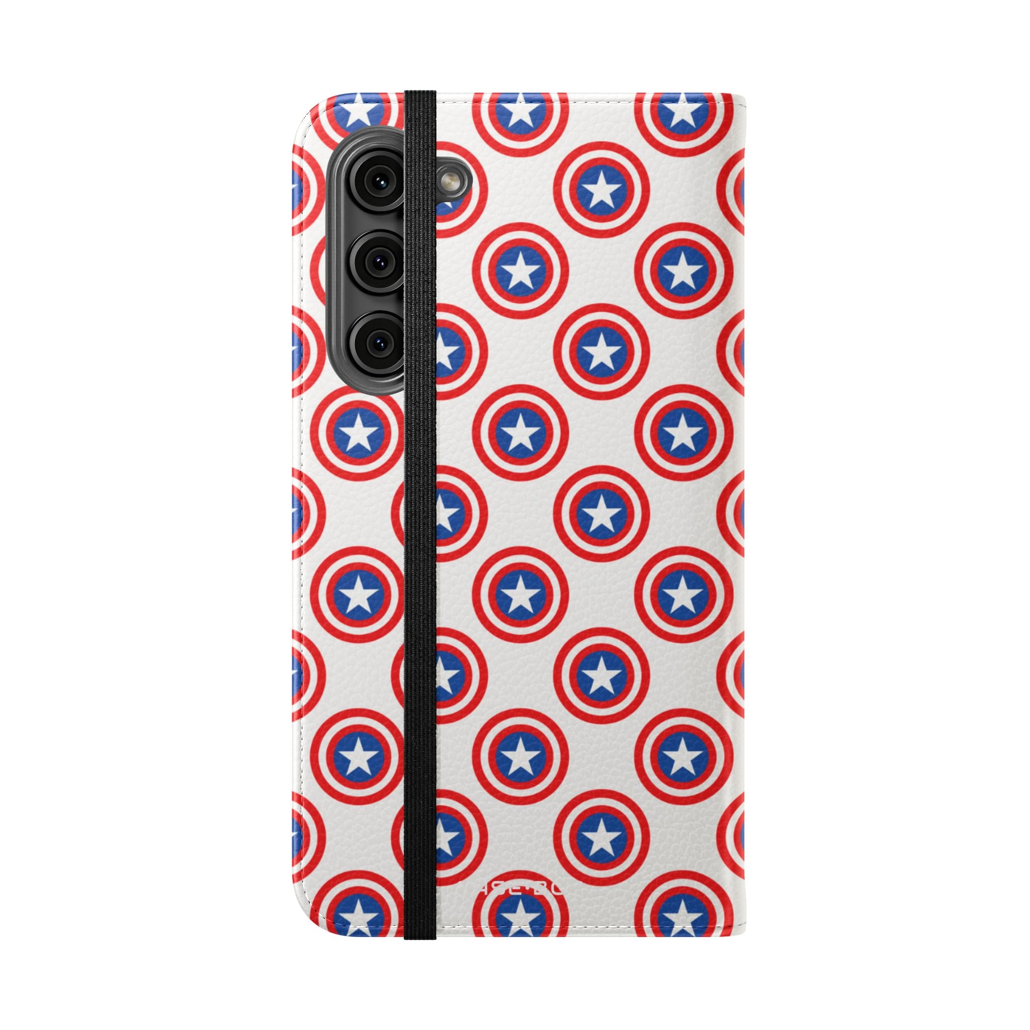 Star Shield Pattern - Samsung S23+ Case - Wallet