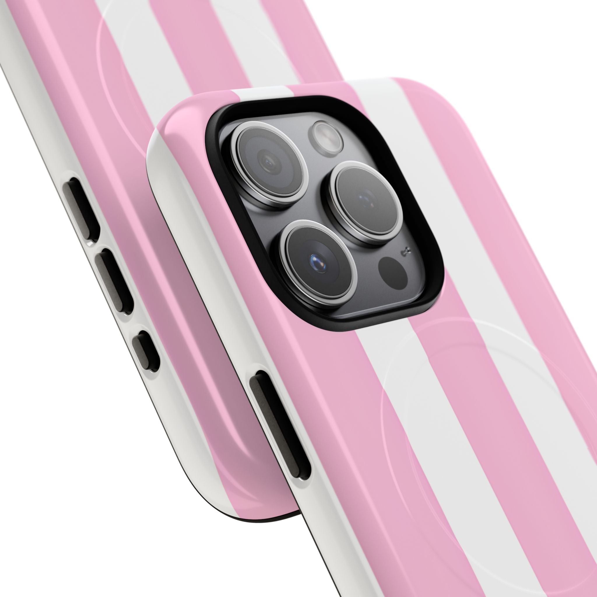 Soft Pink Stripe · Tough+ Magsafe