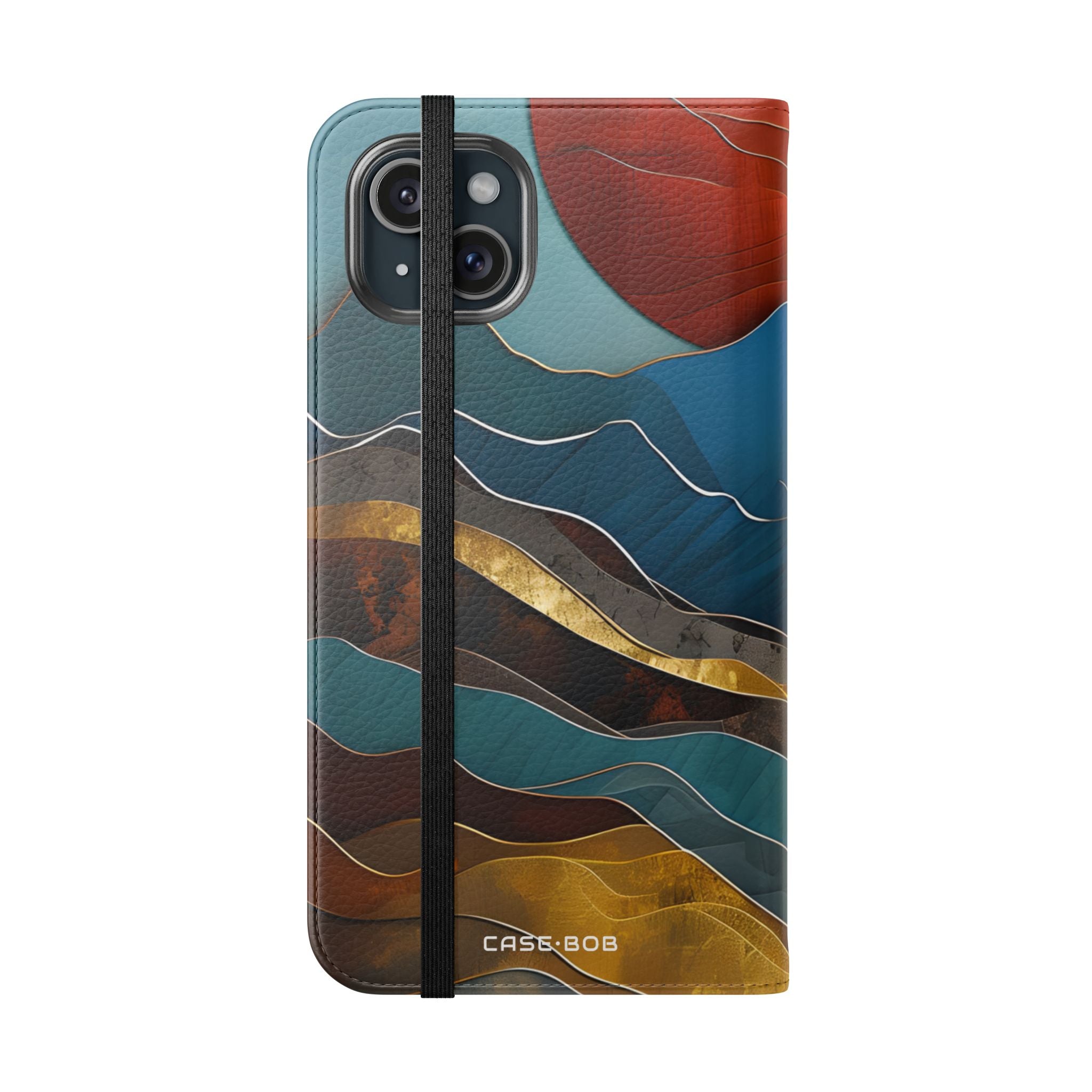 Solar Flame - iPhone 15 Plus -lompakkokotelo