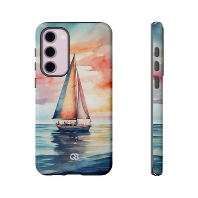 Crimson Horizon Sail · Tough Phone Case for Samsung