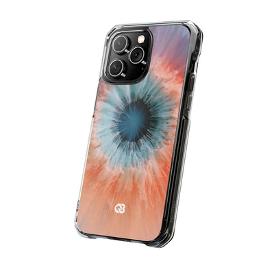 Radiant Aura Core · Clear Impact Magnetic Phone Case for iPhone · Orange