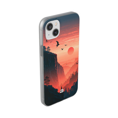 Orange Lite Phone Case for iPhone - Crimson Ridge Flight