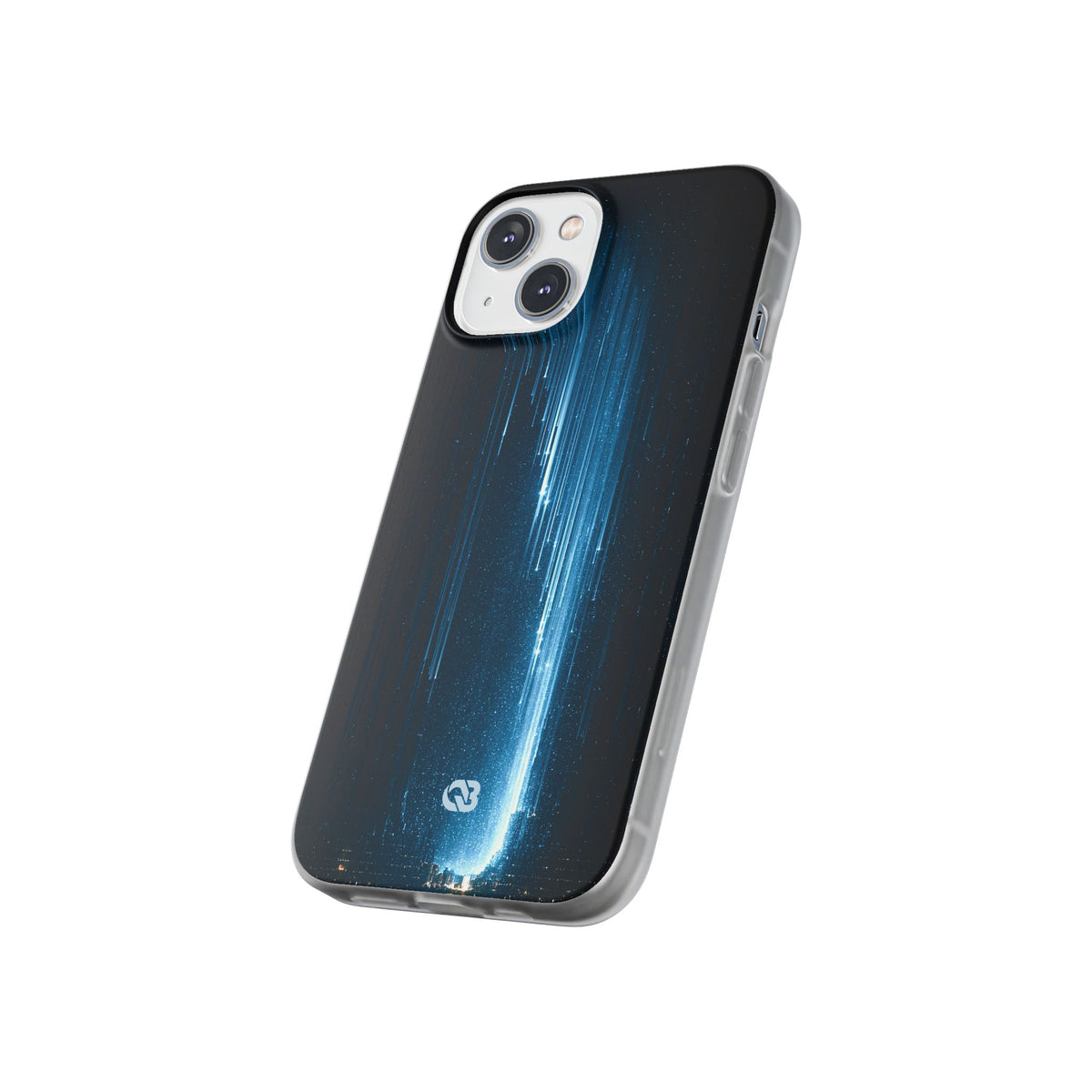 Nocturnal Cascade · Lite Phone Case for iPhone ·  Black