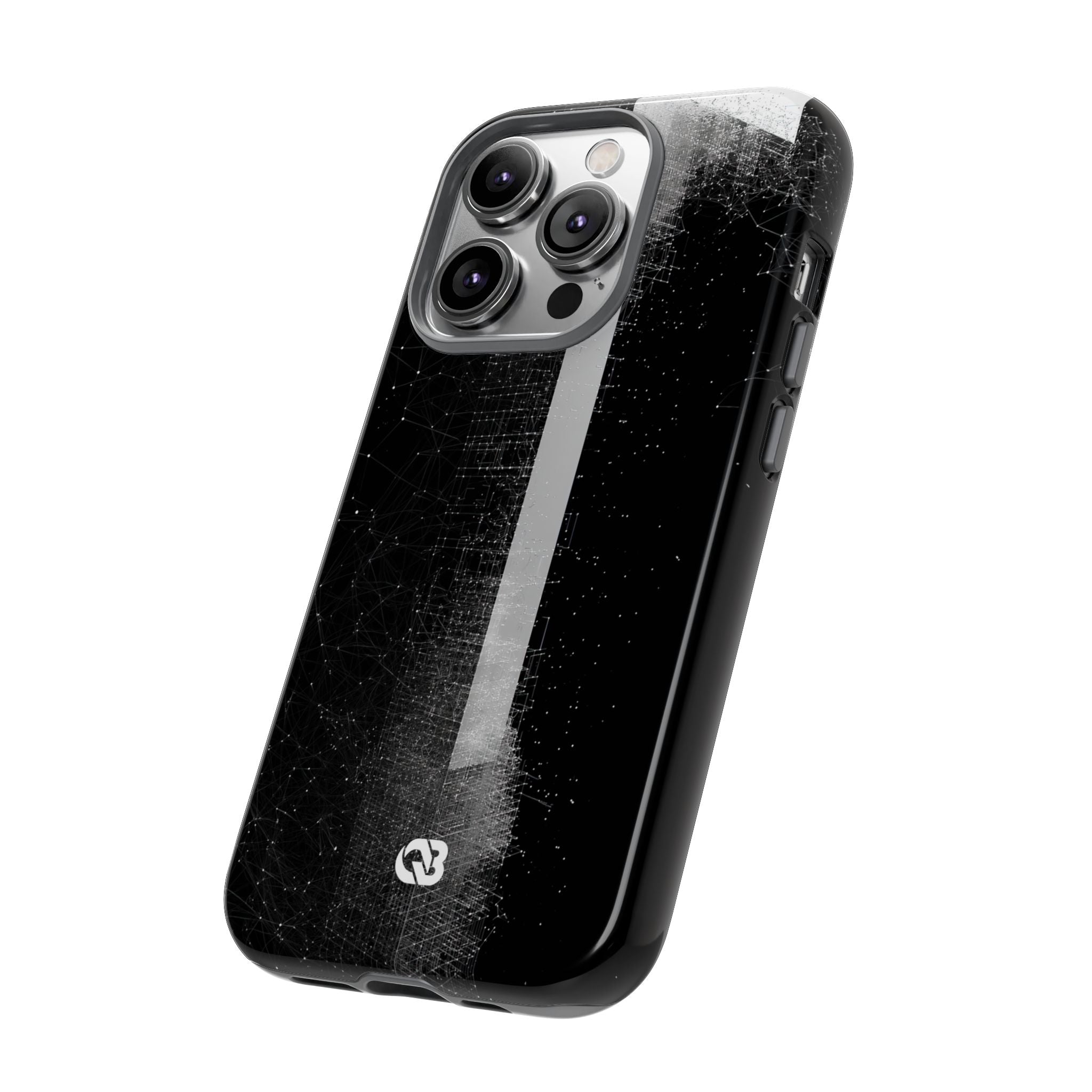 Black Tough Phone Case for iPhone - Vector Core Monolith