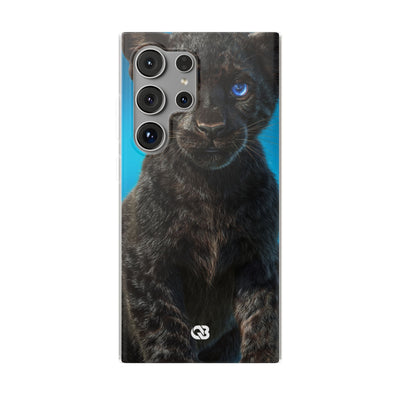 Sapphire Gaze Panther · Soft Phone Case for Samsung