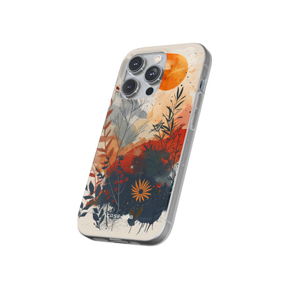 Oranssi Solstice iPhone 14 Pro -pehmeä suojakotelo