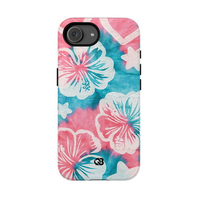Tropical Hibiscus Bloom · Tough Phone Case for iPhone · Teal