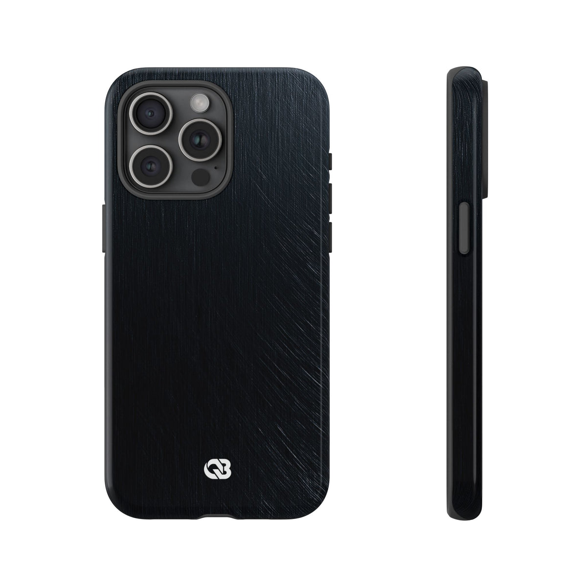 Brushed Obsidian Steel · Tough Phone Case for iPhone · Black