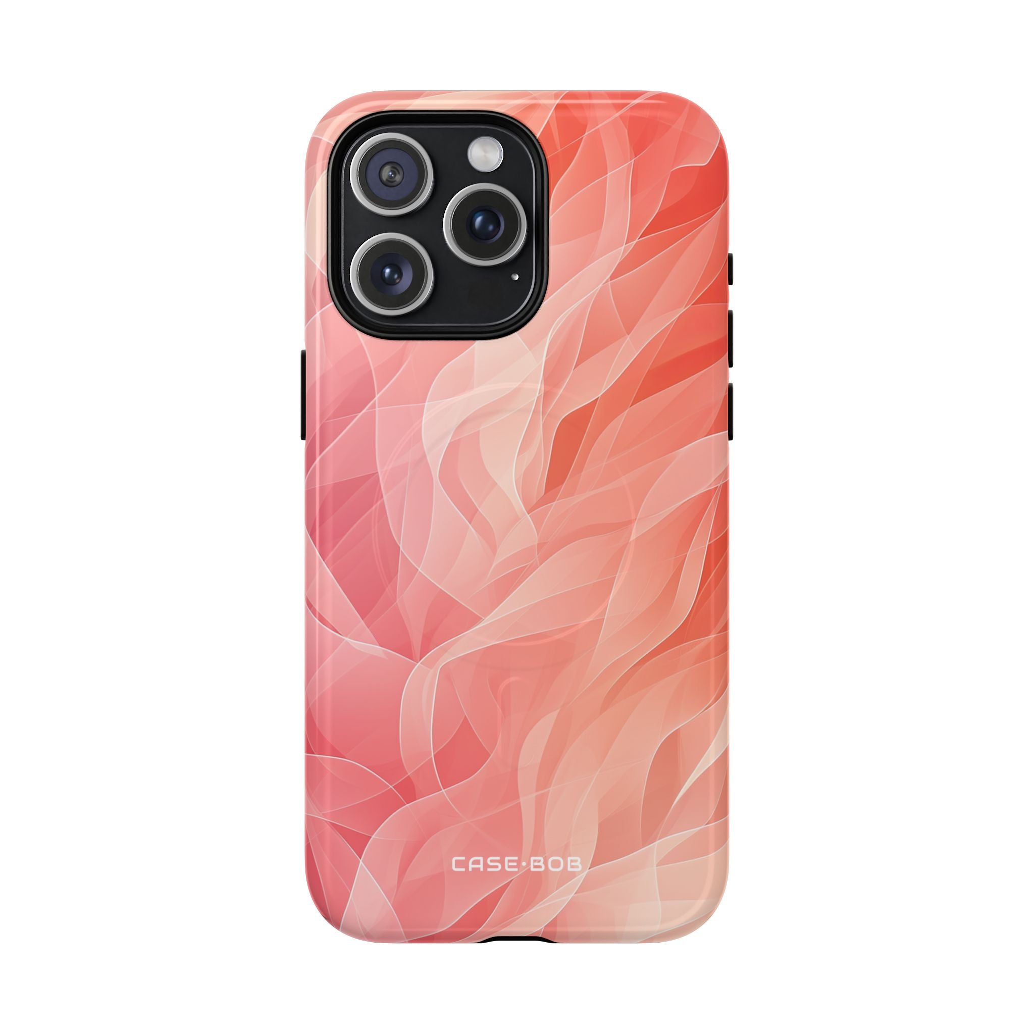Peach Wave Drift iPhone 15 Pro Max Case - Tough+