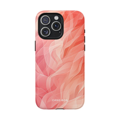 Peach Wave Drift iPhone 15 Pro Max Case - Tough+
