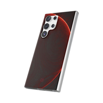 Red Lite Phone Case for Samsung - Crimson Flare Flux
