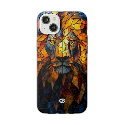 Amber Glass Lion · Soft Phone Case for iPhone