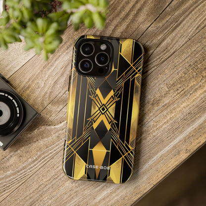Golden Diamond Radiance iPhone 16 Pro Max Case - Tough