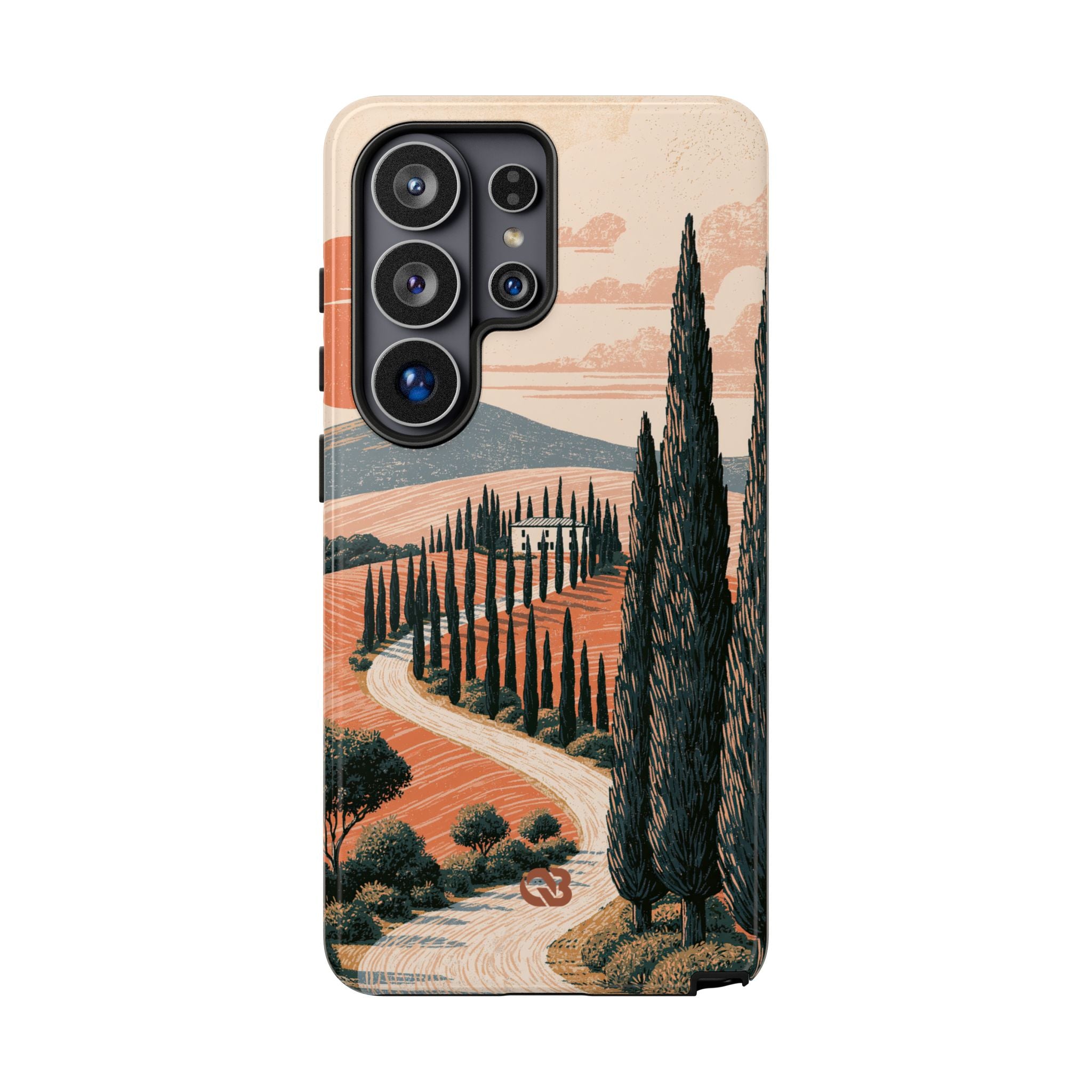 Orange Tough Phone Case for Samsung - Terracotta Ridge Trail
