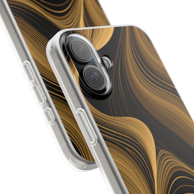 Gold Lite Phone Case for iPhone - Molten Copper Strands