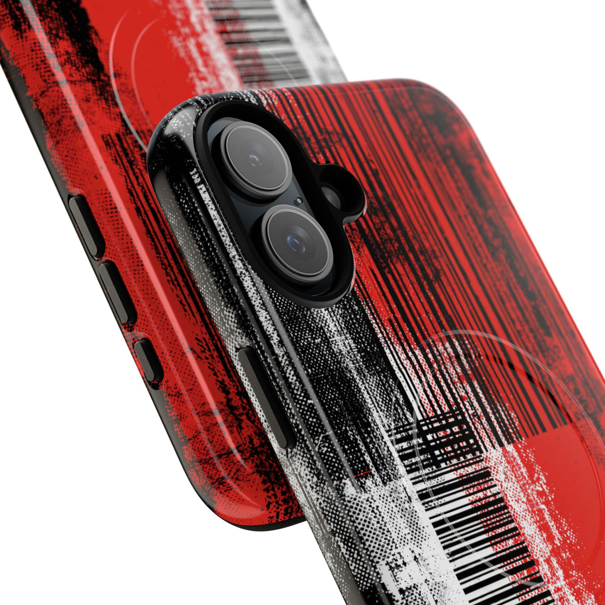 Distorted Barcode · Tough 2.0 Magnetic Phone Case for iPhone · Black